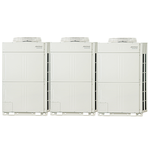Fujitsu Airstage heat pump oudoro units