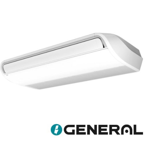 White wall-mounted air conditioner indoor unit with the General logo beneath it.